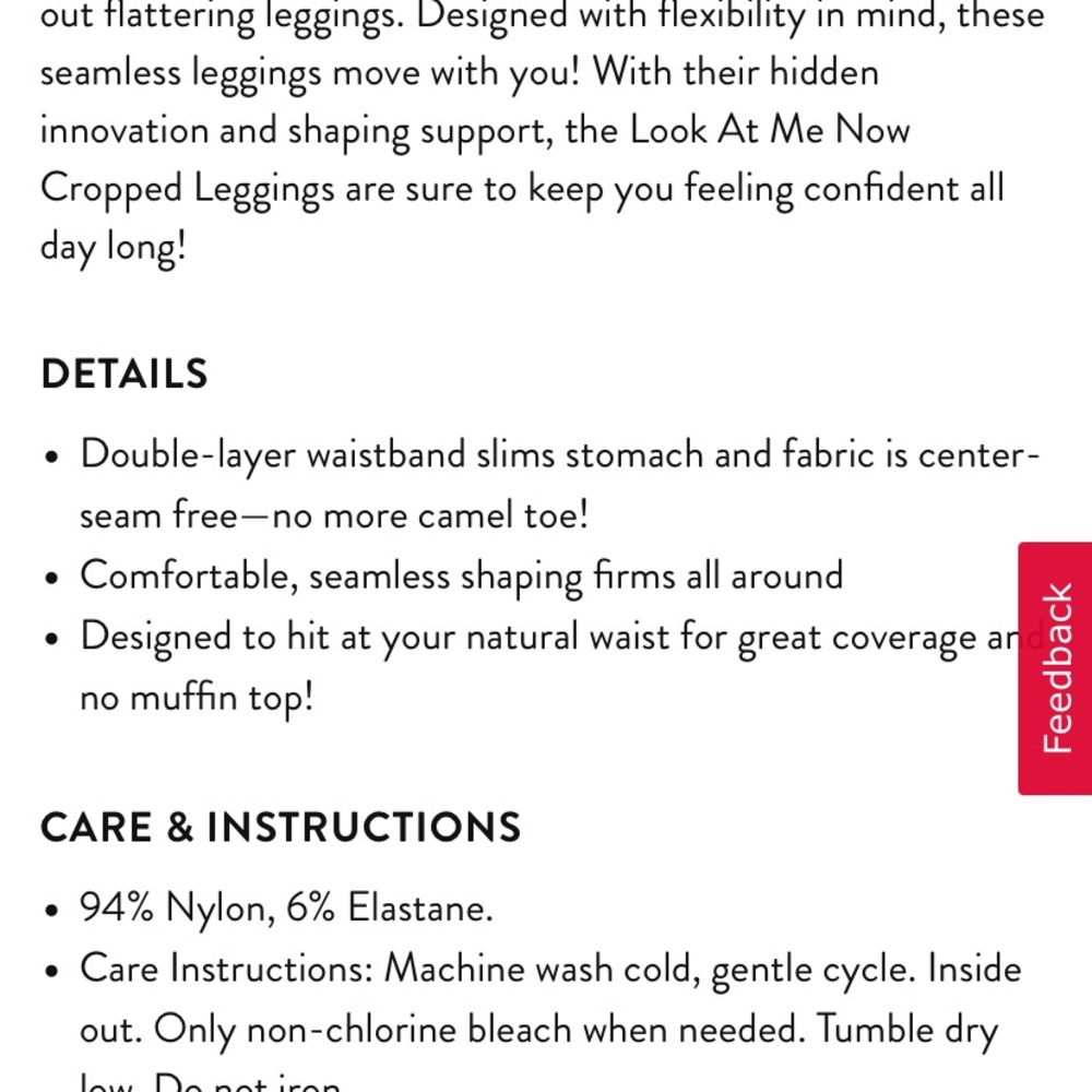 Spanx Look at Me Now Cropped Leggings Blue 1X - Picture 4 of 6